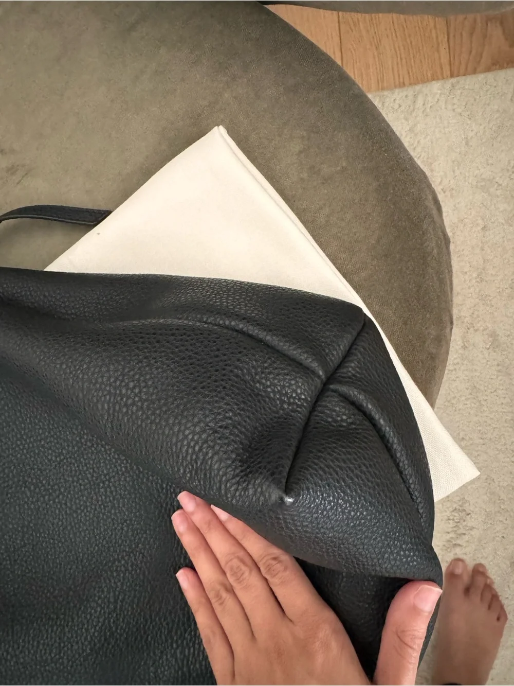 Manu Atelier Leather Tote